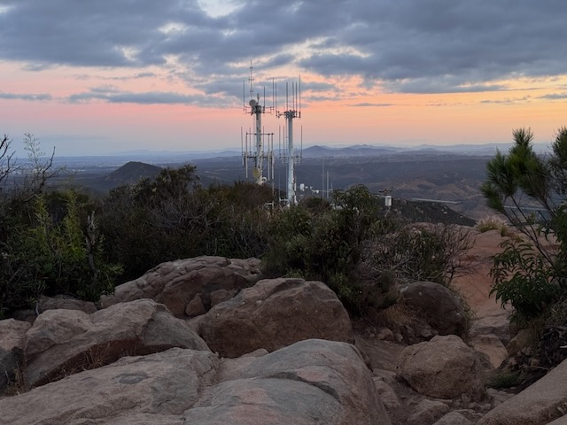 Cowles Mountain at Sunrise