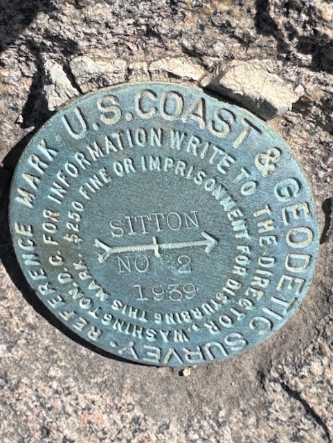 Sitton Peak marker